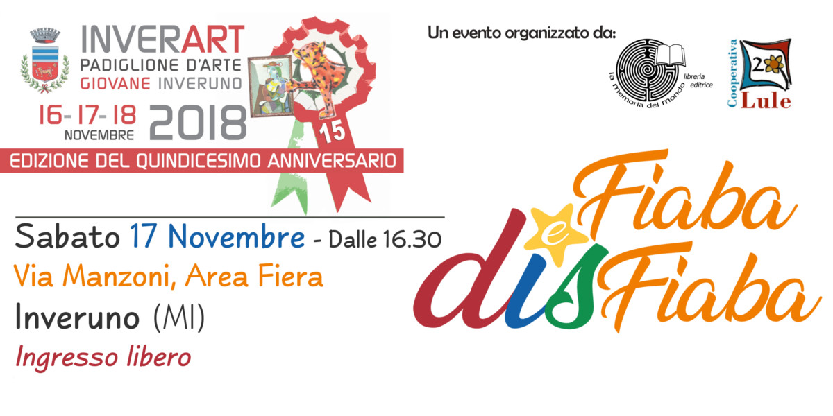invito presentazione raccolta fiabe e disfiabe a Inverart 2018 - Inveruno